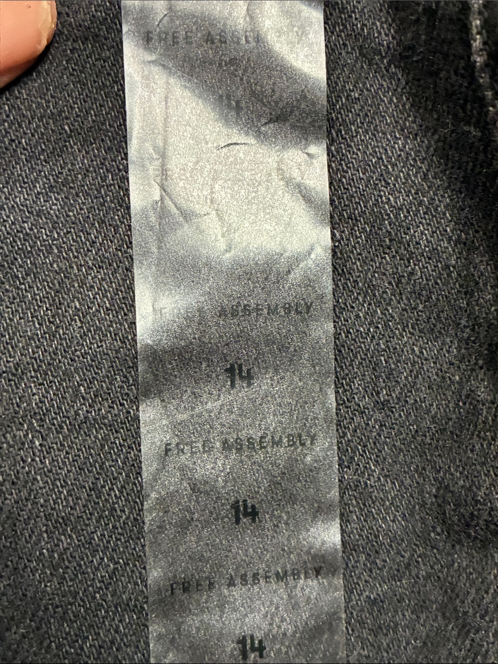 Free Assembly The Original 90’s Straight  Size 14 NWT - Picture 3 of 7
